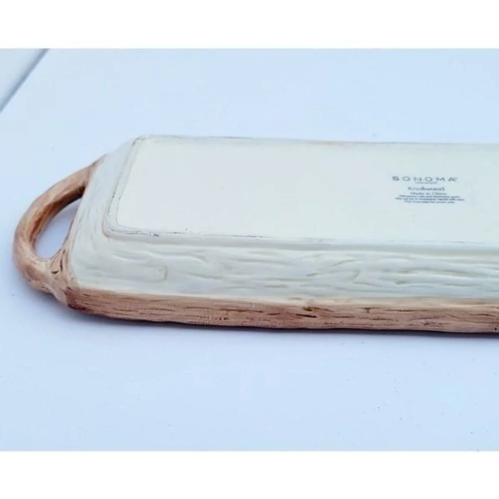 Sonoma Life Style Knollwood Bread Tray w/ Bird